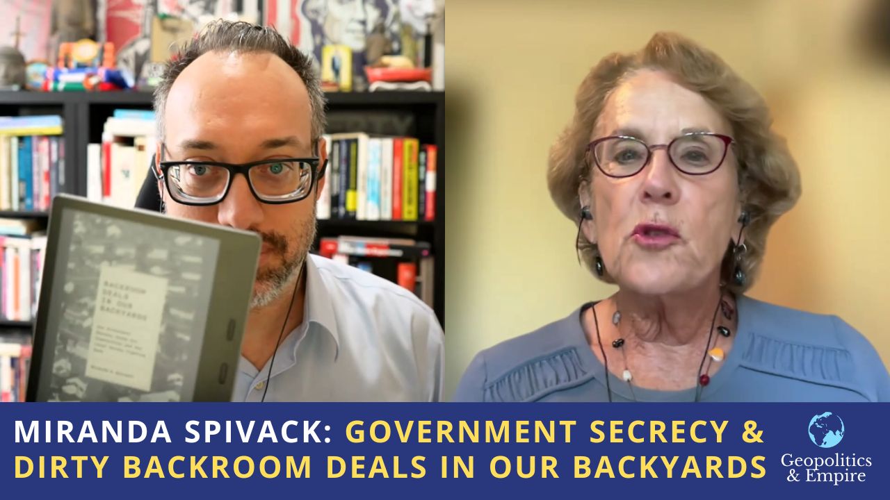 Miranda Spivack: Government Secrecy & Dirty Backroom Deals in Our Backyards